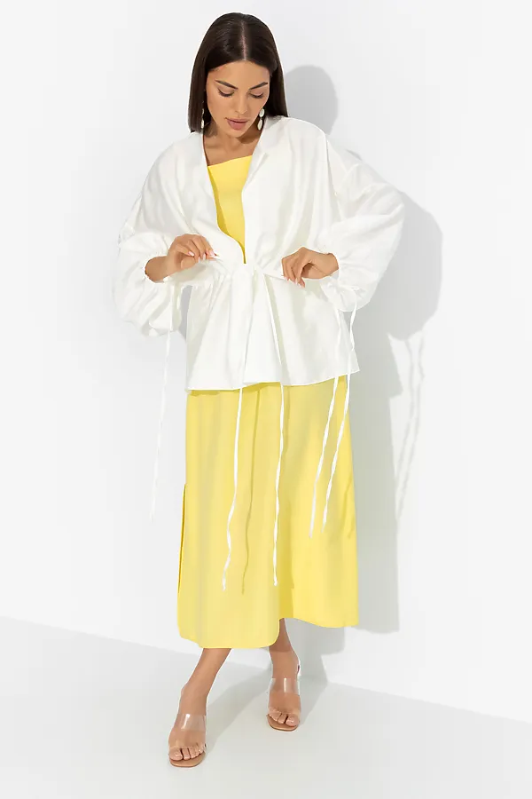 Костюм (Жакет+Платье) CHARUTTI, белый - фото 1