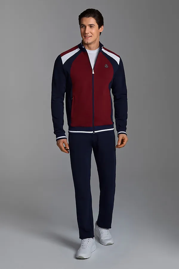 Костюм (Толстовка+Брюки) ADDIC-SPORT, темно-бордовый - фото 1