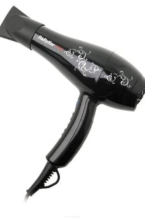 BaByliss Профессиональный фен / 5559-Е, черный, 2000 Вт KRISTALLER, черный - фото 1