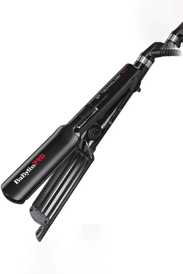 BaByliss Щипцы-гофре для волос / ВАВ-2658-EPCE, 50 Вт KRISTALLER, черный - фото 1