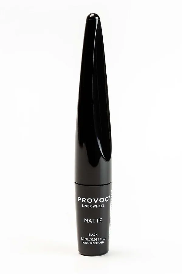 Provoc Жидкая подводка для глаз с роликом / Eyeliner Wheel 01 Matte Black, черный матовый KRISTALLER, черный матовый - фото 1