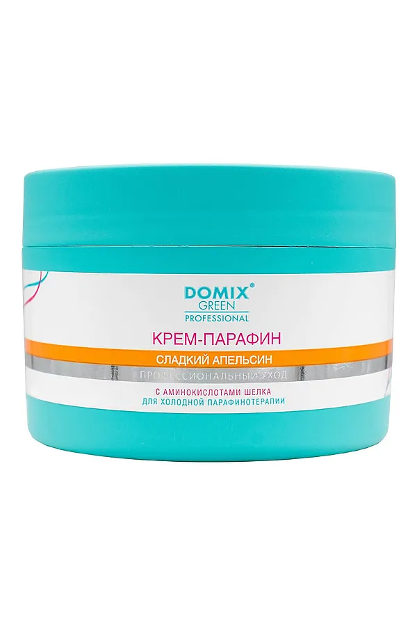 Domix Green Professional Крем-парафин с аминокислотами шелка «Сладкий апельсин», 200 мл KRISTALLER, апельсин - фото 1