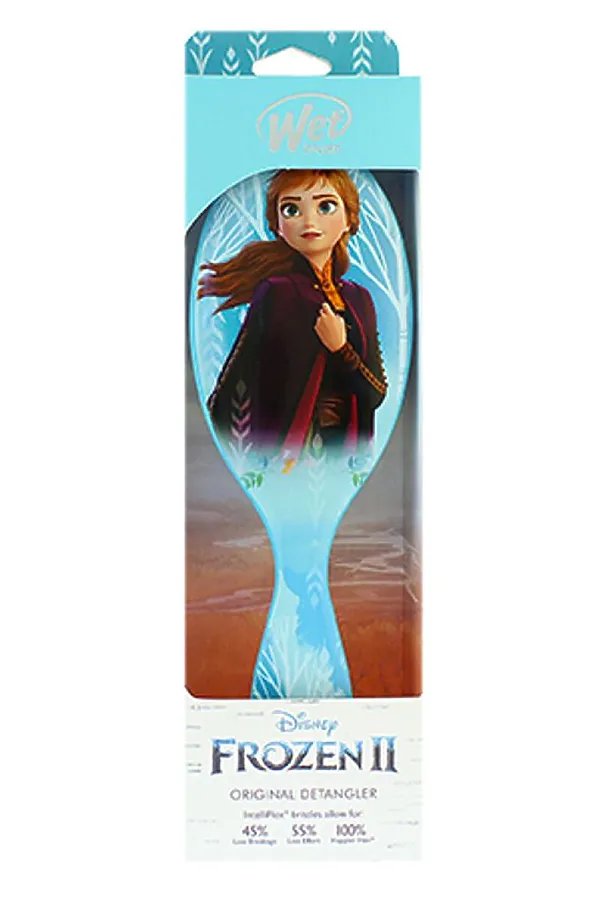 Wet Brush Расчёска для спутанных волос / Disney Frozen Anna Guiding Spirit BWRANNASPRI KRISTALLER, голубой - фото 1