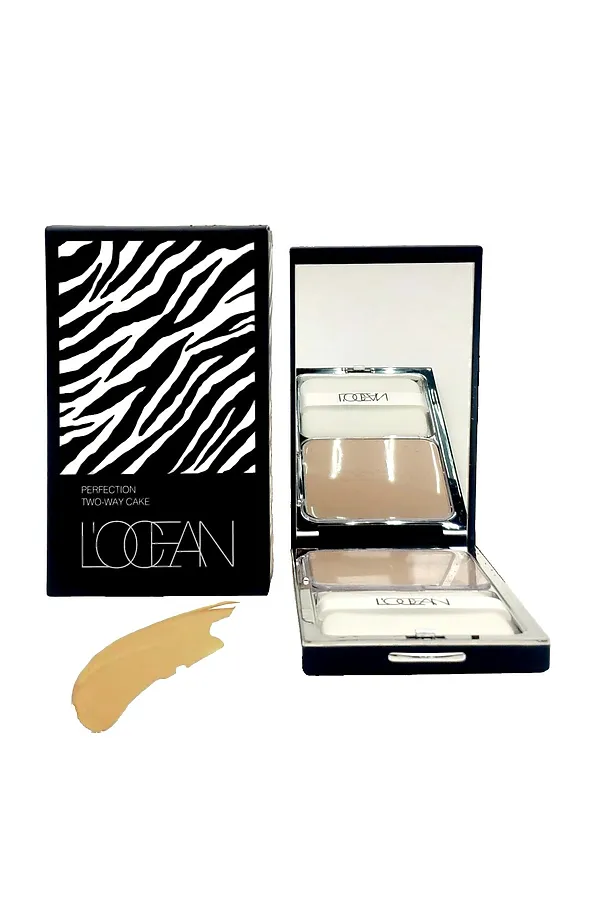 L’ocean Компактная пудра со сменным блоком / Perfection Two Way Cake #33, Sexy Beige, 12 г x 2 KRISTALLER, sexy beige - фото 1