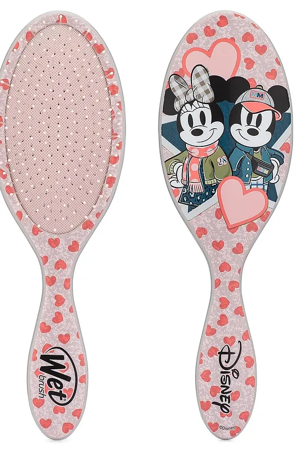 Wet Brush Расческа для спутанных волос / Original Detangler Disney Love Mickey And Minnie BWRDISLVMM, розовый KRISTALLER, розовый - фото 1