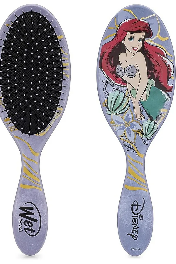 Wet Brush Расческа для спутанных волос / Original Detangler Disney Elegant Princess Ariel BWRDISEPAR, голубой KRISTALLER, голубой - фото 1