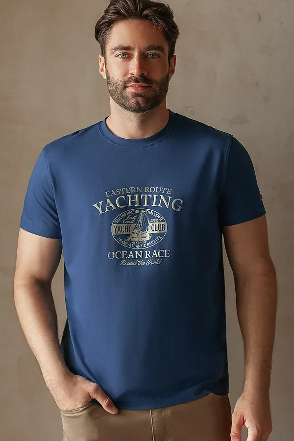 Футболка VILATTE, т.синий_yachting - фото 1
