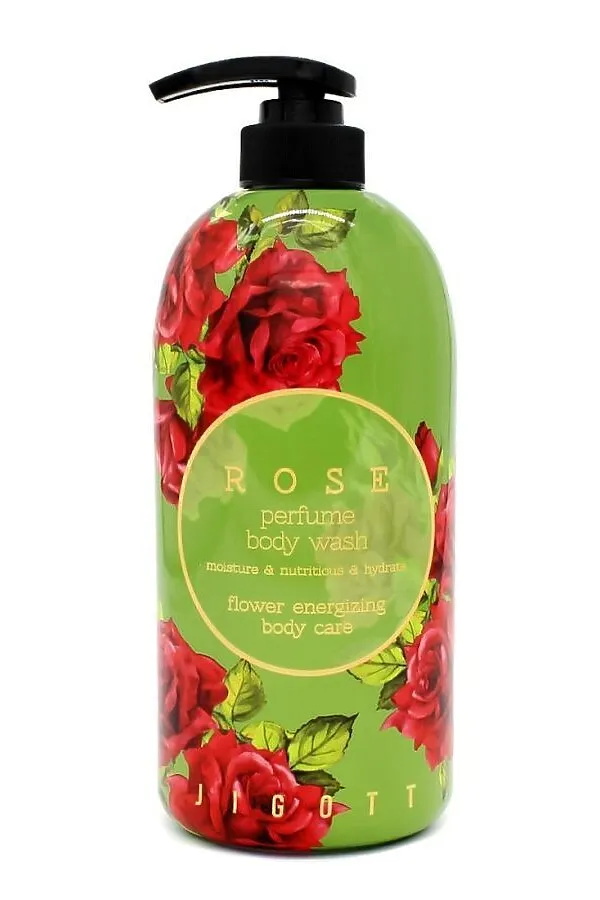 Jigott Парфюмированный гель для душа с экстрактом розы / Rose Perfume Body Wash, 750 мл KRISTALLER, роза - фото 1