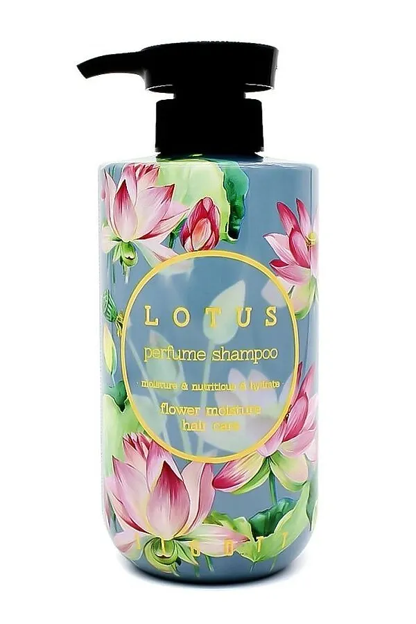 Jigott Парфюмированный шампунь с экстрактом лотоса / Lotus Perfume Shampoo, 500 мл KRISTALLER, лотос - фото 1