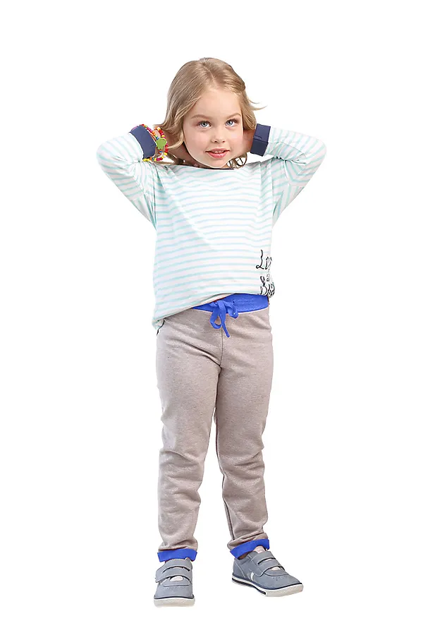 Брюки CONTE KIDS, grey-marino - фото 1