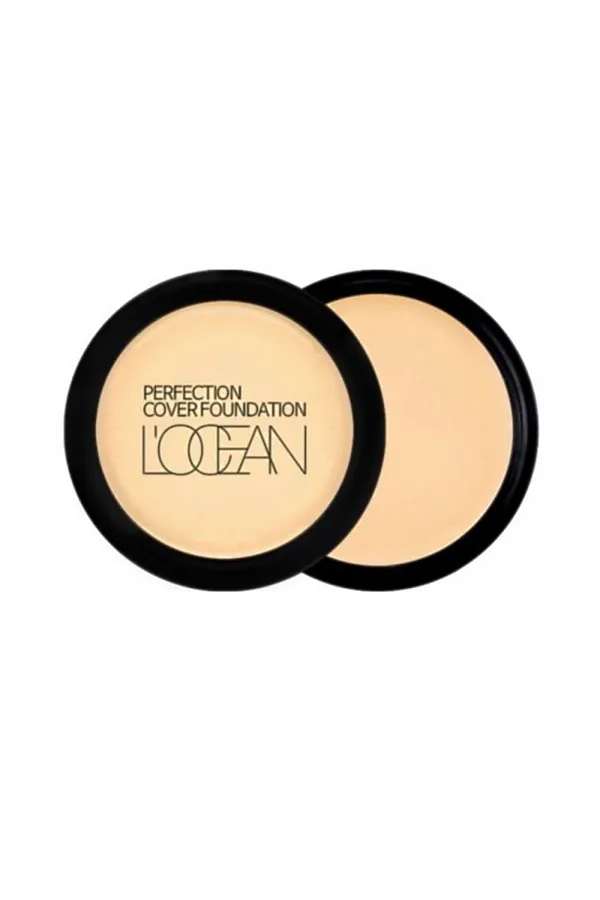 L’ocean Консилер / Perfection Cover Foundation #21 Clear Beige, 16 г KRISTALLER, #21 clear beige - фото 1