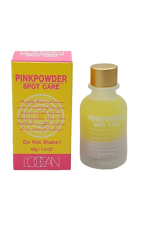 L’ocean Розовая пудра с сывороткой для проблемной кожи / Eclaire Pink Powder, 40 г KRISTALLER, розовый - фото 1