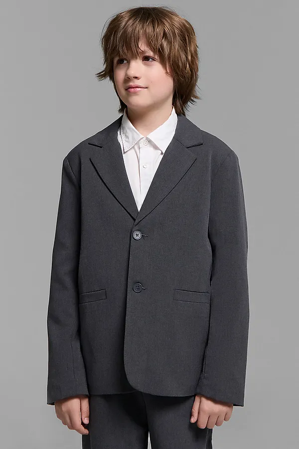 Жакет MARK FORMELLE, серый меланж - фото 1