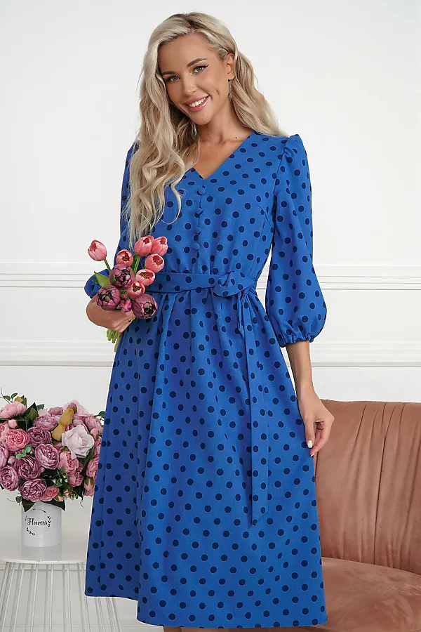 Платье LADY TAIGA, синее - фото 1