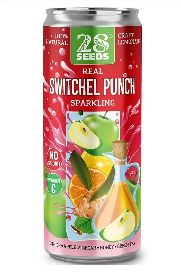 Напиток свитчел пунш "switchel punch" среднегаз. с соком ж/б 330мл ЭКО-ПРОДУКТЫ, - - фото 1