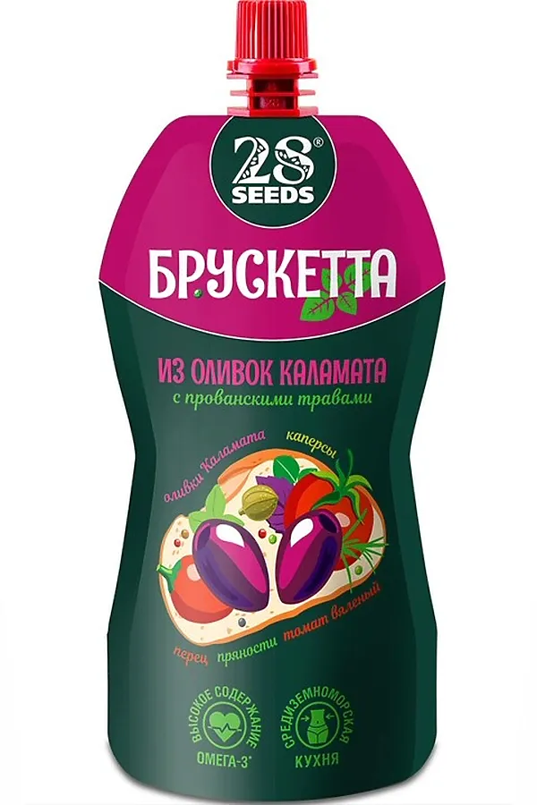 Брускетта из оливок Каламата с прованскими травами 150г ЭКО-ПРОДУКТЫ, - - фото 1