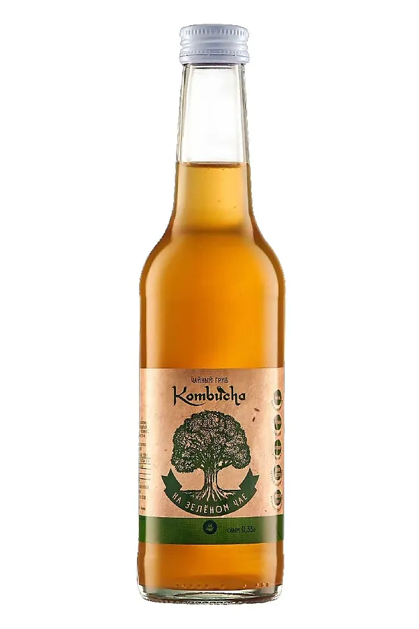 Комбуча Классический "interkvass" стекло 330мл ЭКО-ПРОДУКТЫ, - - фото 1