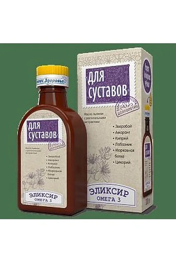 Эликсир "Для Суставов - Омега 3" на льняном масле 200мл ЭКО-ПРОДУКТЫ, - - фото 1