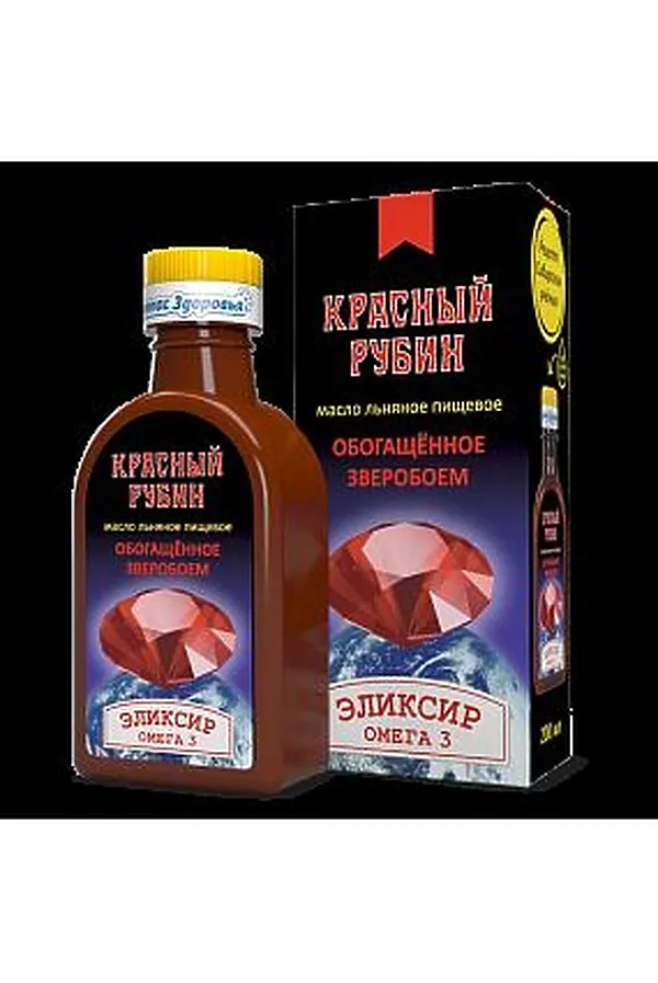 Эликсир "Красный Рубин" на льняном масле 200мл ЭКО-ПРОДУКТЫ, - - фото 1