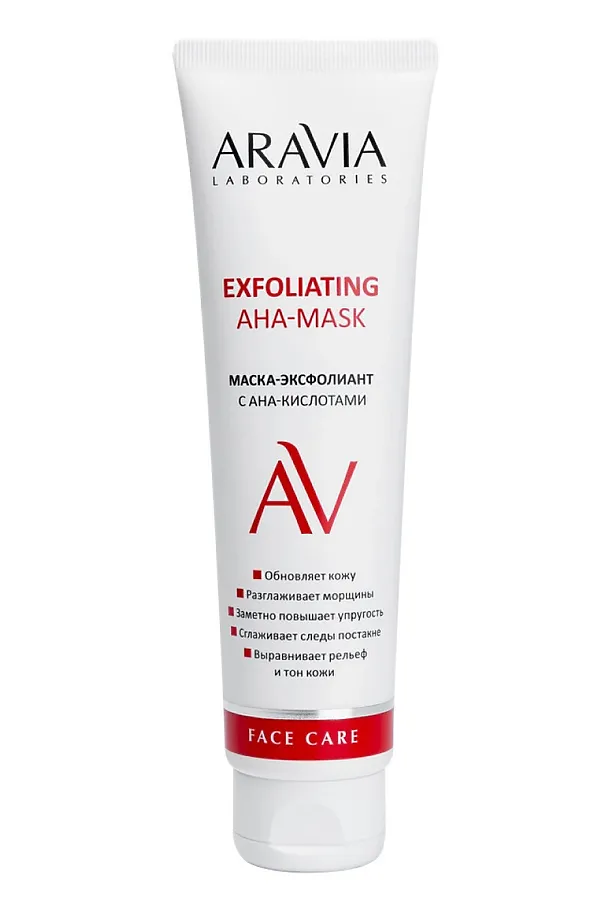 Aravia Laboratories Маска-эксфолиант для лица с AHA-кислотами / Exfoliating AHA-Mask, 100 мл KRISTALLER, белый - фото 1
