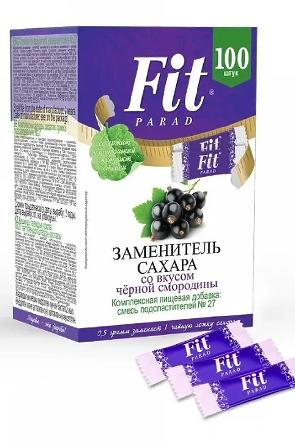 ФитПарад № 27 Чёрная смородина (стики 100шт) 50г ЭКО-ПРОДУКТЫ, - - фото 1