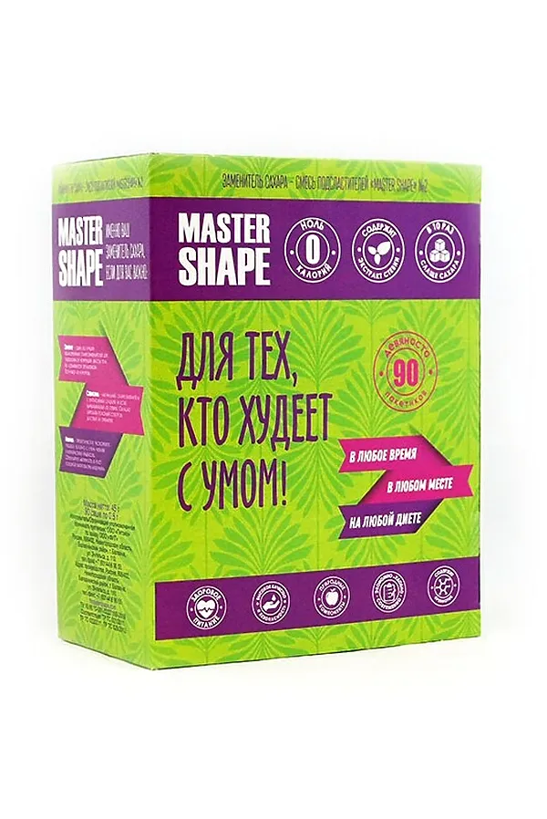 Смесь подсластителей № 2 - 45г Master Shape САШЕ ЭКО-ПРОДУКТЫ, - - фото 1