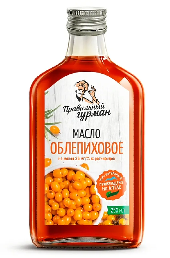 Масло облепиховое 250мл ЭКО-ПРОДУКТЫ, - - фото 1