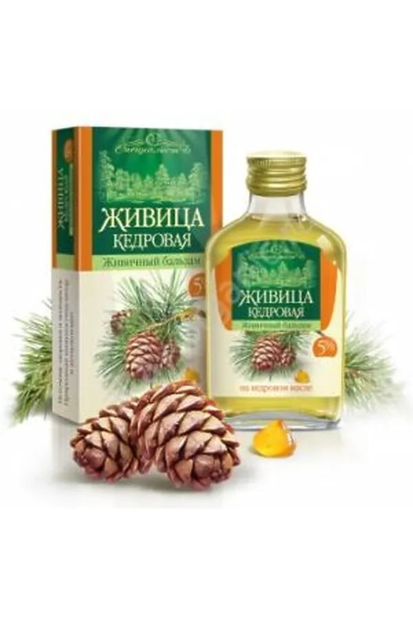 Бальзам Живичный (кедровый) 5%, 100мл  ЭКО-ПРОДУКТЫ, - - фото 1