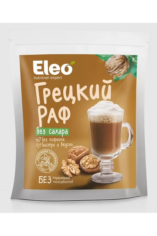 Напиток грецкий раф без сахара Eleo 150г ЭКО-ПРОДУКТЫ, - - фото 1