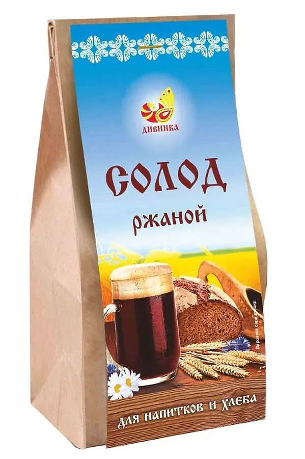 Солод ржаной ферментированный пакет 500г ЭКО-ПРОДУКТЫ, - - фото 1