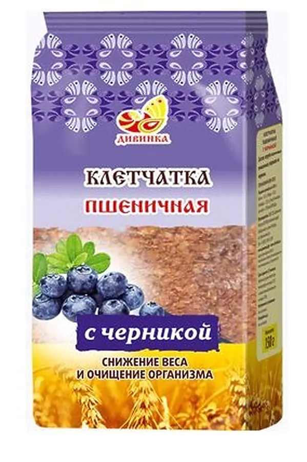 Клетчатка пшеничная Черника бум.пакет 300г ЭКО-ПРОДУКТЫ, - - фото 1
