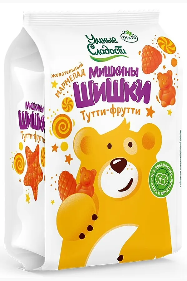 Мармелад "УмСладости" «Мишкины шишки» со вкусом тутти-фрутти 150г ЭКО-ПРОДУКТЫ, - - фото 1