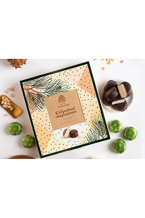 Конфеты "Кедровый марципан" 170г ЭКО-ПРОДУКТЫ, - - фото 1