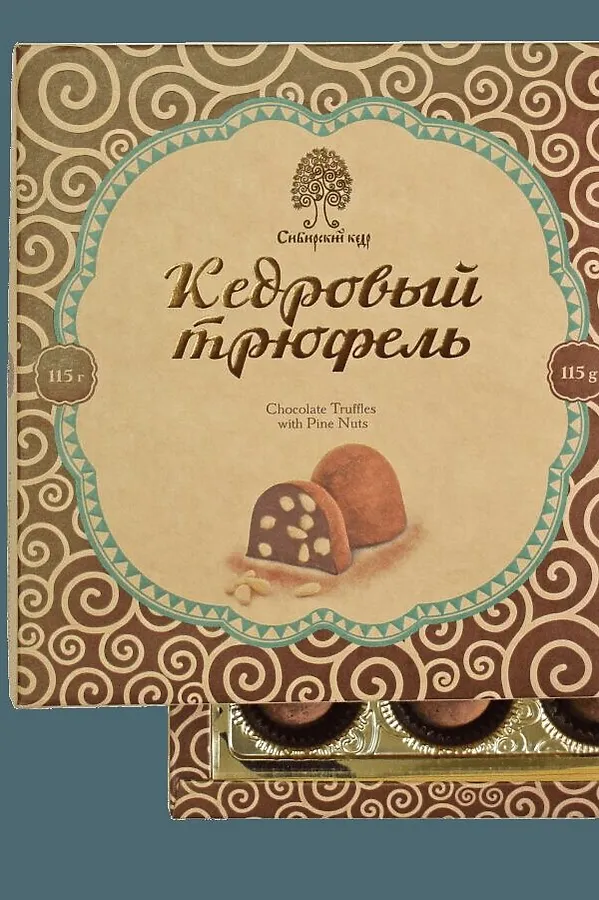 Конфеты "Кедровый трюфель" 115г ЭКО-ПРОДУКТЫ, - - фото 1