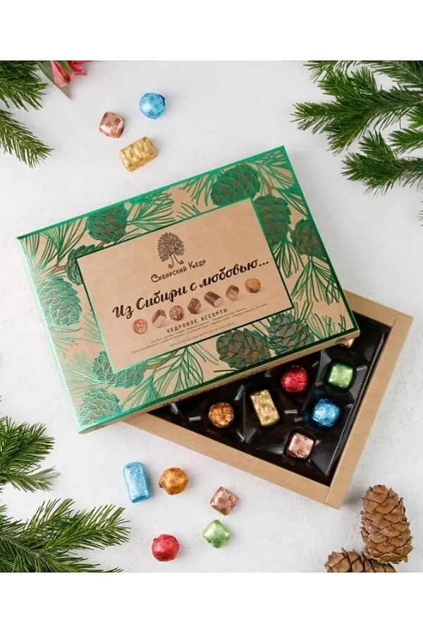 Конфеты набор "Из сибири  с любовью" 190г ЭКО-ПРОДУКТЫ, - - фото 1