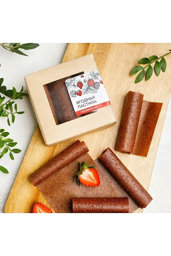 Пастила клубничная 100г ЭКО-ПРОДУКТЫ, - - фото 1