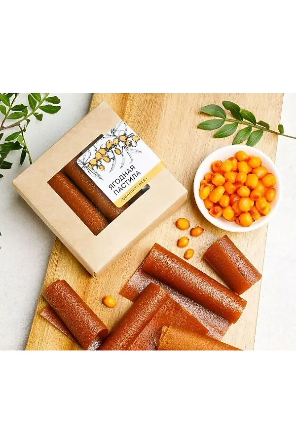 Пастила облепиховая 100г ЭКО-ПРОДУКТЫ, - - фото 1