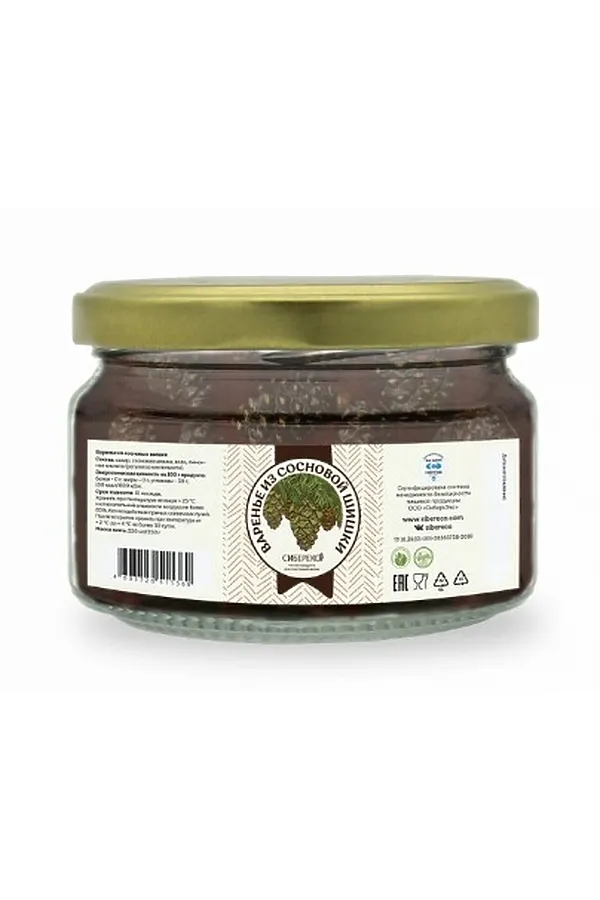 Варенье из сосновой шишки 230г ЭКО-ПРОДУКТЫ, - - фото 1