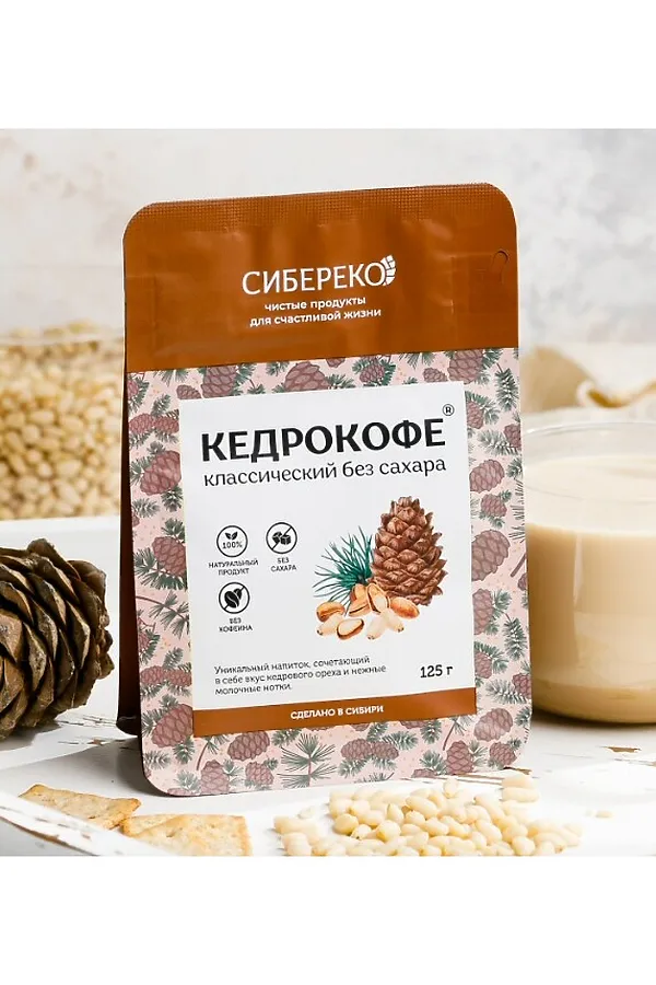 Кедрокофе Классический с молочными сливками Apic 125г ЭКО-ПРОДУКТЫ, - - фото 1