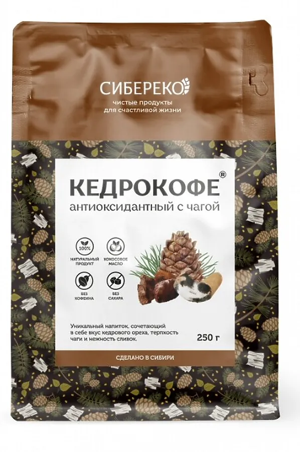 Кедрокофе Антиоксидантный Apic 250г ЭКО-ПРОДУКТЫ, - - фото 1
