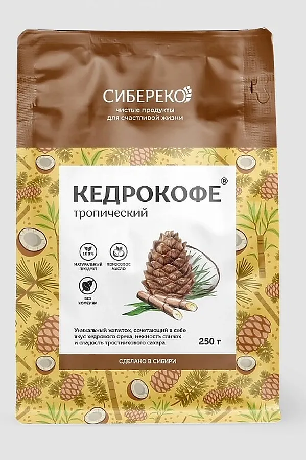 Кедрокофе Тропический Apic 250г ЭКОПРОДУКТЫ, - - фото 1