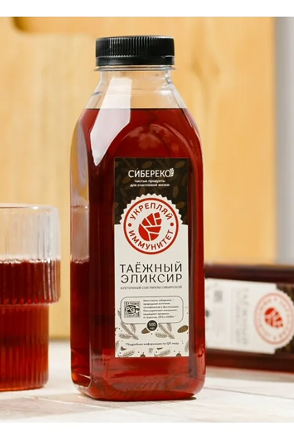 Эликсир таёжный, пэт 500мл ЭКО-ПРОДУКТЫ, - - фото 1