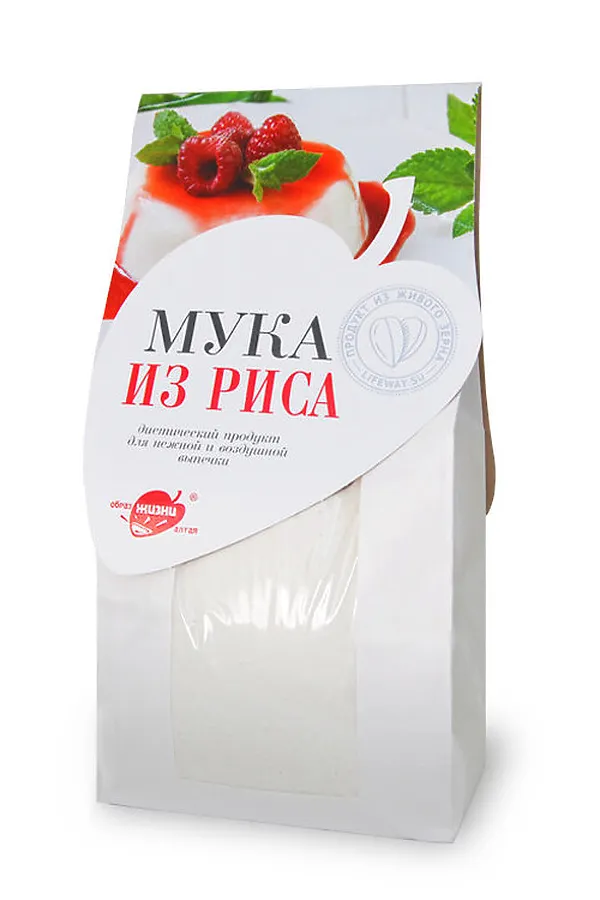 Мука рисовая (белый рис) цельносмолотая 500г ЭКО-ПРОДУКТЫ, - - фото 1