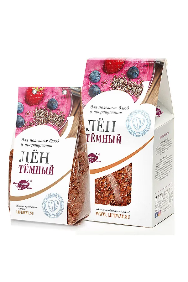 Лён семена для проращивания 500г ЭКО-ПРОДУКТЫ, - - фото 1