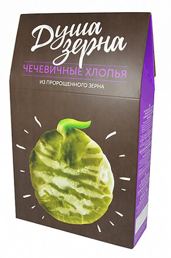 Хлопья чечевичные пророщенные без варки "Душа зерна" 250г ЭКОПРОДУКТЫ, - - фото 1