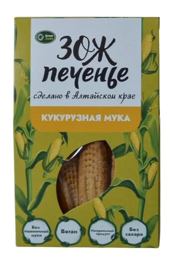 Печенье овсяное ЗОЖ кукурузное 100г ЭКО-ПРОДУКТЫ, - - фото 1