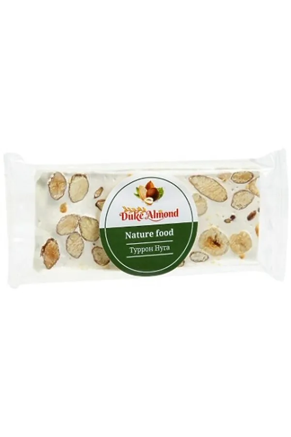 Нуга Туррон батончик с миндалём и фундуком 50г ЭКО-ПРОДУКТЫ, - - фото 1