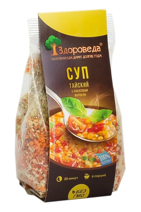 Суп Тайский с кокосовым молоком 250 г  ЭКО-ПРОДУКТЫ, - - фото 1