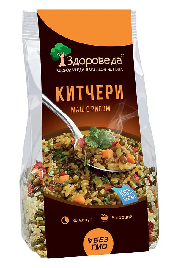 Китчери маш с рисом 250г ЭКО-ПРОДУКТЫ, - - фото 1