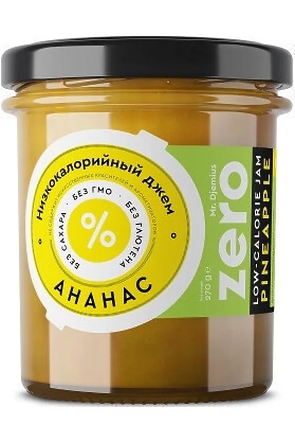Джем Ананас низкокалорийный 270г ЭКО-ПРОДУКТЫ, - - фото 1